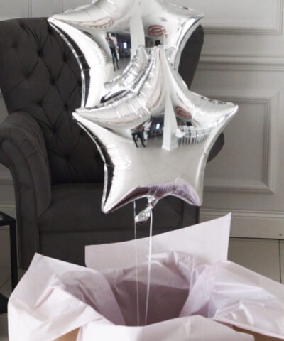 Balony w pudełku – Blask różu