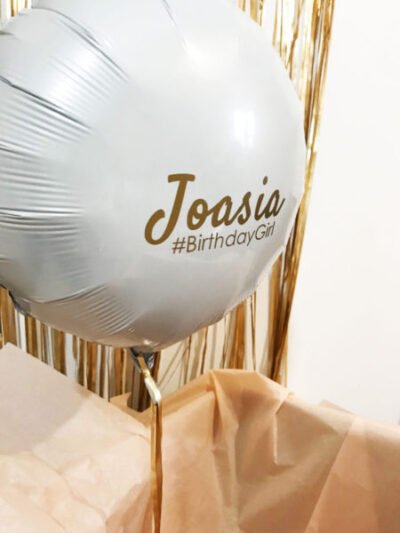 Balon z helem w pudełku – Birthday Girl