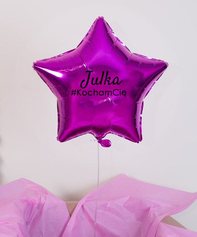 personalizowany balon na prezent