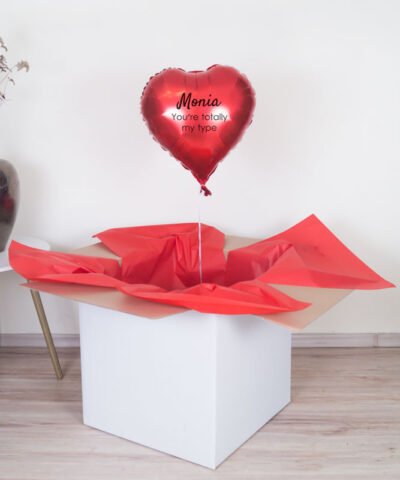 Balon z helem w pudełku – You’re totally my type
