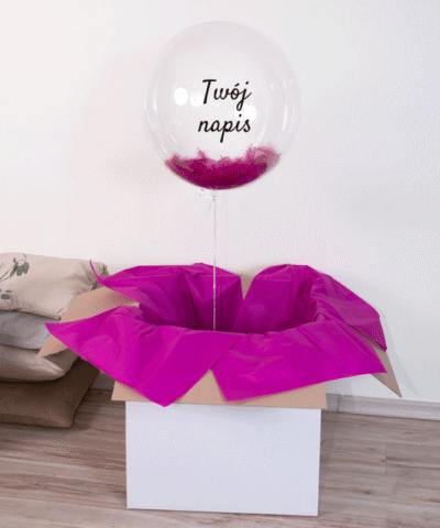Personalizowany balon z helem z Twoim napisem w rozmiarze XXL