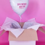 Urodzinowy balon z helem w pudełku - Marzenia