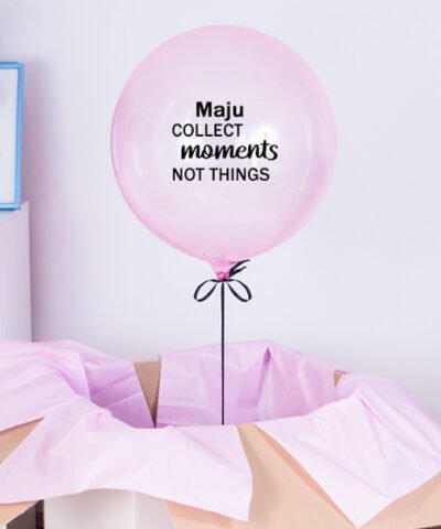 Balon z helem w pudełku – Collect Moments