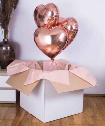 Balony w pudełku – Madame PinkGold