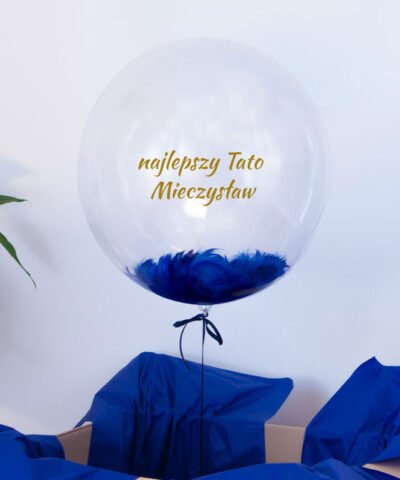 Balon xxl z helem dla Taty na prezent – Najlepszy