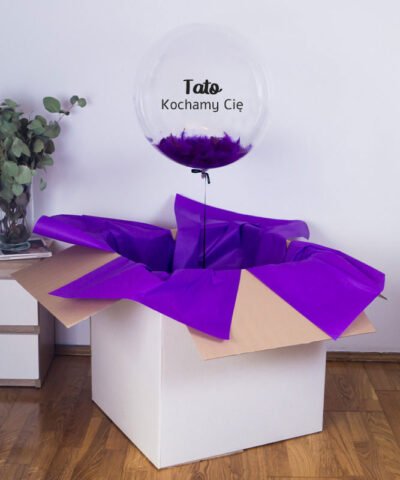 Balon gigant z helem dla Taty – Kochamy Cię
