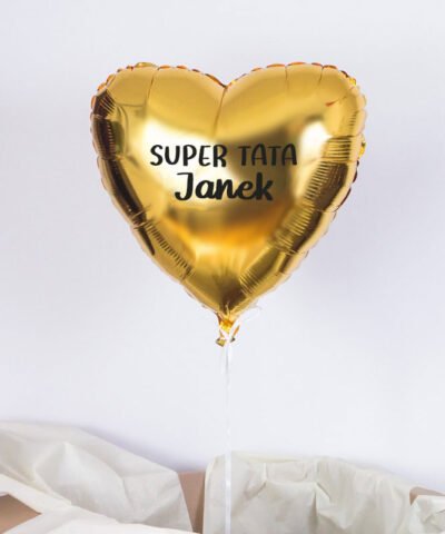 Balon z helem w pudełku na prezent – Super Tata