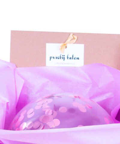 Zostaniesz Babcią – balon z wiadomością w środku