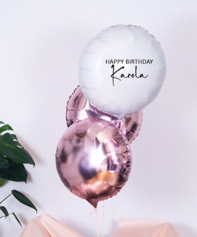 Balony z helem w pudełku na urodziny – Happy B-day