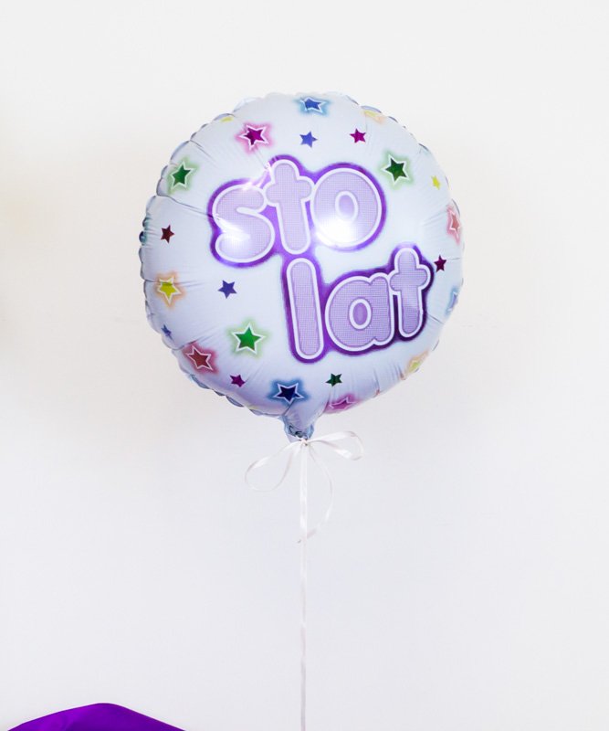 Urodzinowy balon z helem – Sto Lat