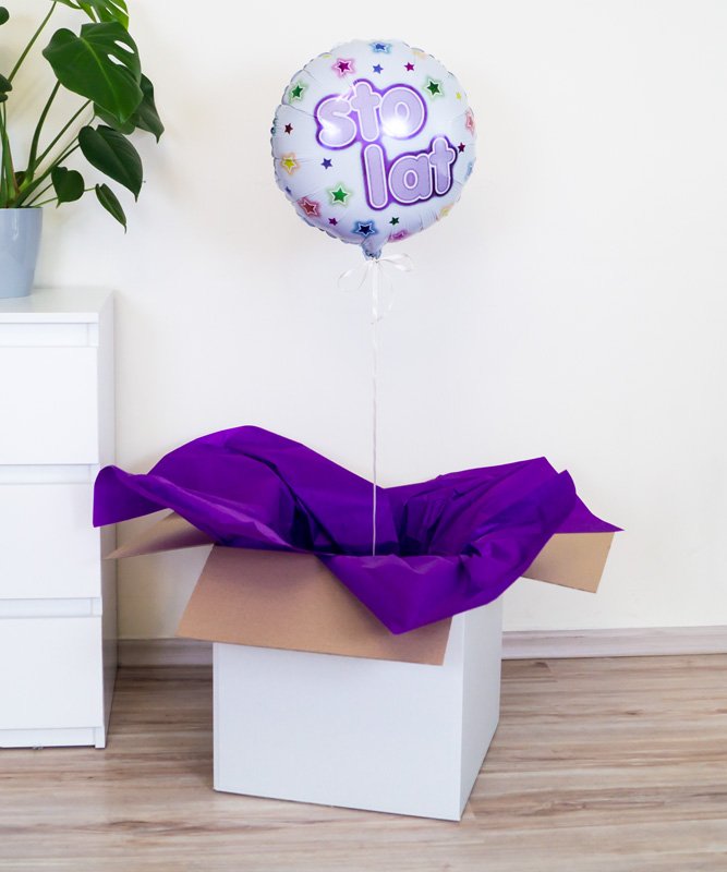 balon z helem na urodziny