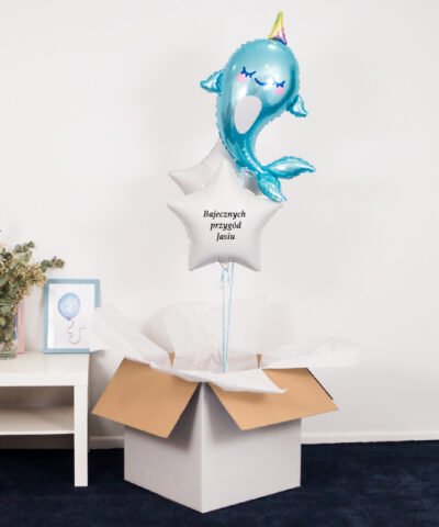 Balony z helem w pudełku dla dziecka – Bajkowe Przygody