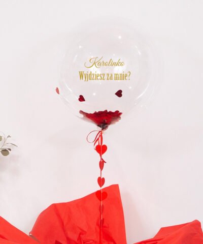 Balon kula z helem – Wyjdziesz za mnie