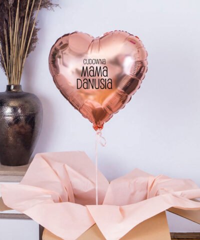 Balon z helem w pudełku – Cudowna Mama