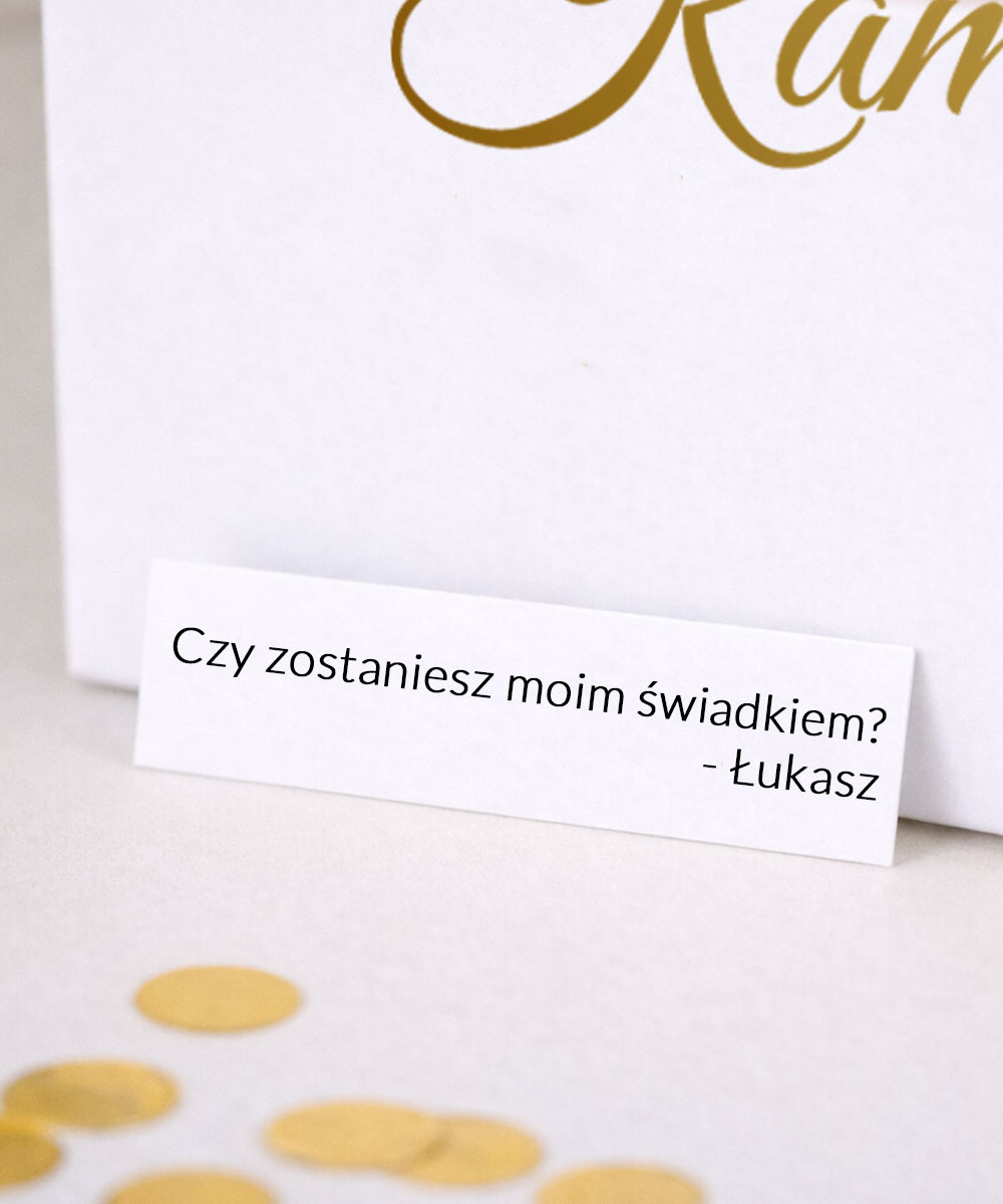 Balon przebij mnie – prośba o być świadkiem