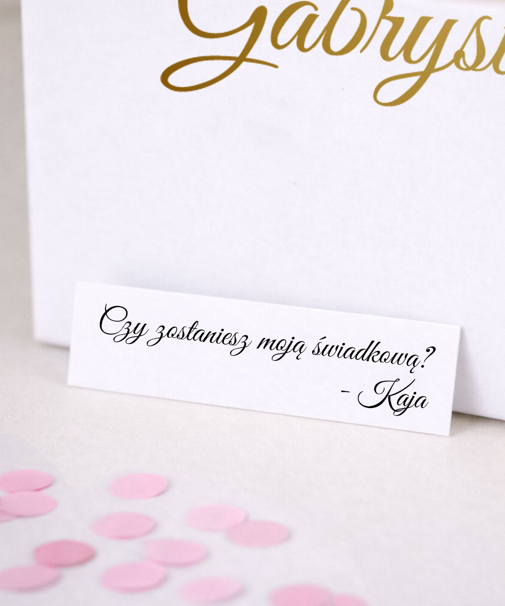 Prośba o świadkowanie – balon z wiadomością w środku