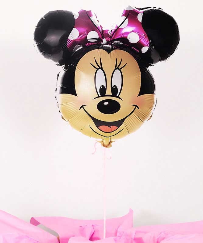 Balon myszka mickey z helem na prezent dla dziewczynki