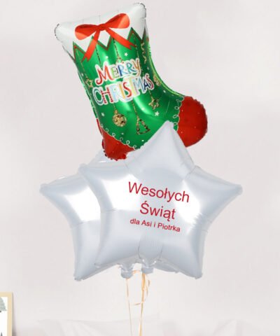 Świąteczny prezent dla Rodziny – balony z helem w pudełku