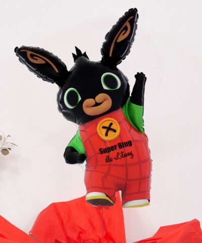 Prezent dla fana bajki Bing – balon z personalizacją w pudełku