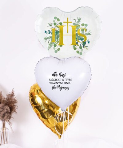 Balony z helem na komunię dla dziecka – prezent komunijny