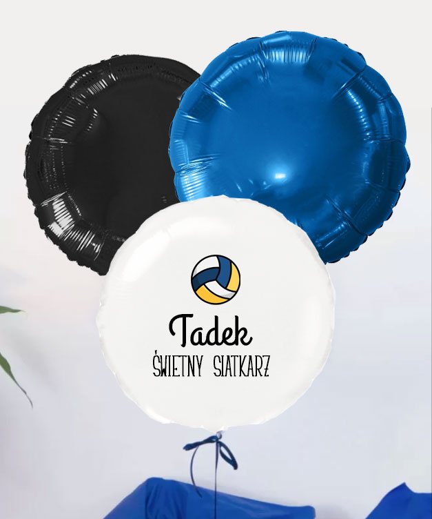 Pomysł na prezent dla siatkarza – balony z helem i personalizacją