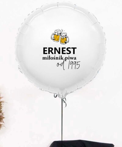 Oryginalny prezent dla piwosza – balon z personalizacją Miłośnik