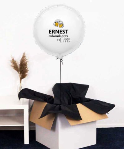 Oryginalny prezent dla piwosza – balon z personalizacją Miłośnik