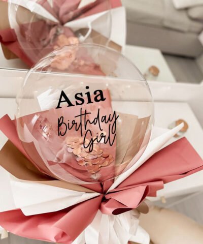 Personalizowany bukiet balonowy Birthday Girl