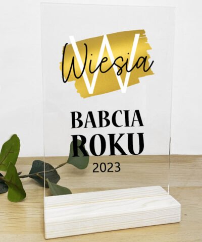 Prezent dla Babci z imieniem – Statuetka Babcia Roku