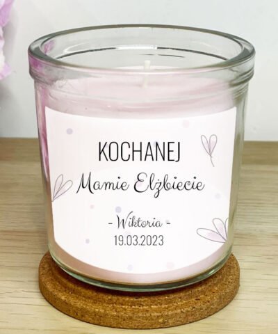 Personalizowana świeca zapachowa dla MAMY