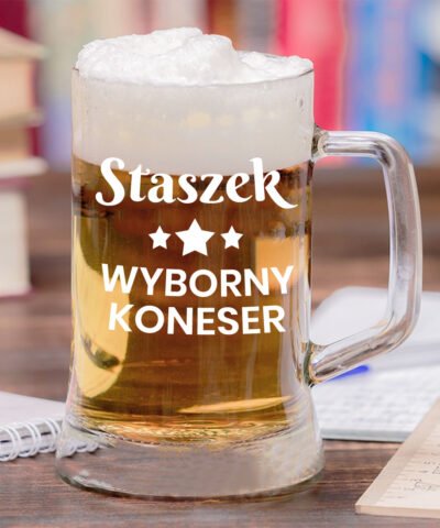 Prezent dla piwosza – personalizowany kufel na piwo