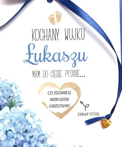 Kartka okolicznościowa – ZDRAPKA DLA OJCA CHRZESTNEGO