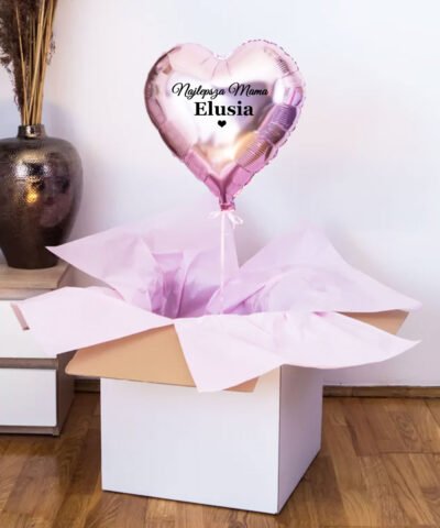 Prezent niespodzianka dla Mamy – balon wyskakujący z pudełka