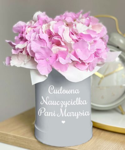 Flower Box dla nauczycielki z imieniem – Cudowna Nauczycielka