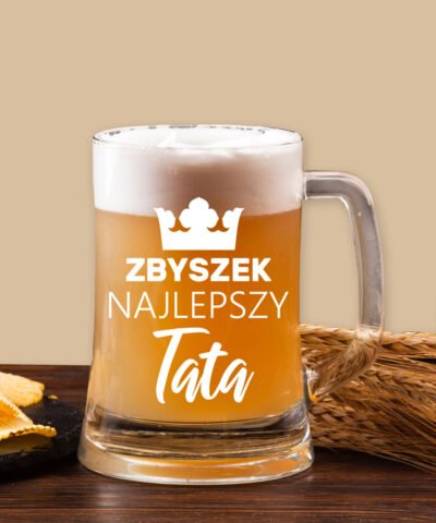 Kufel do piwa dla Taty z personalizacją – Najlepszy Tata