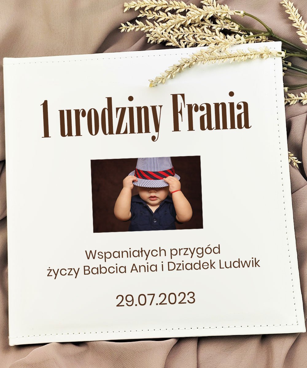 Personalizowany album na roczek – 1 urodziny