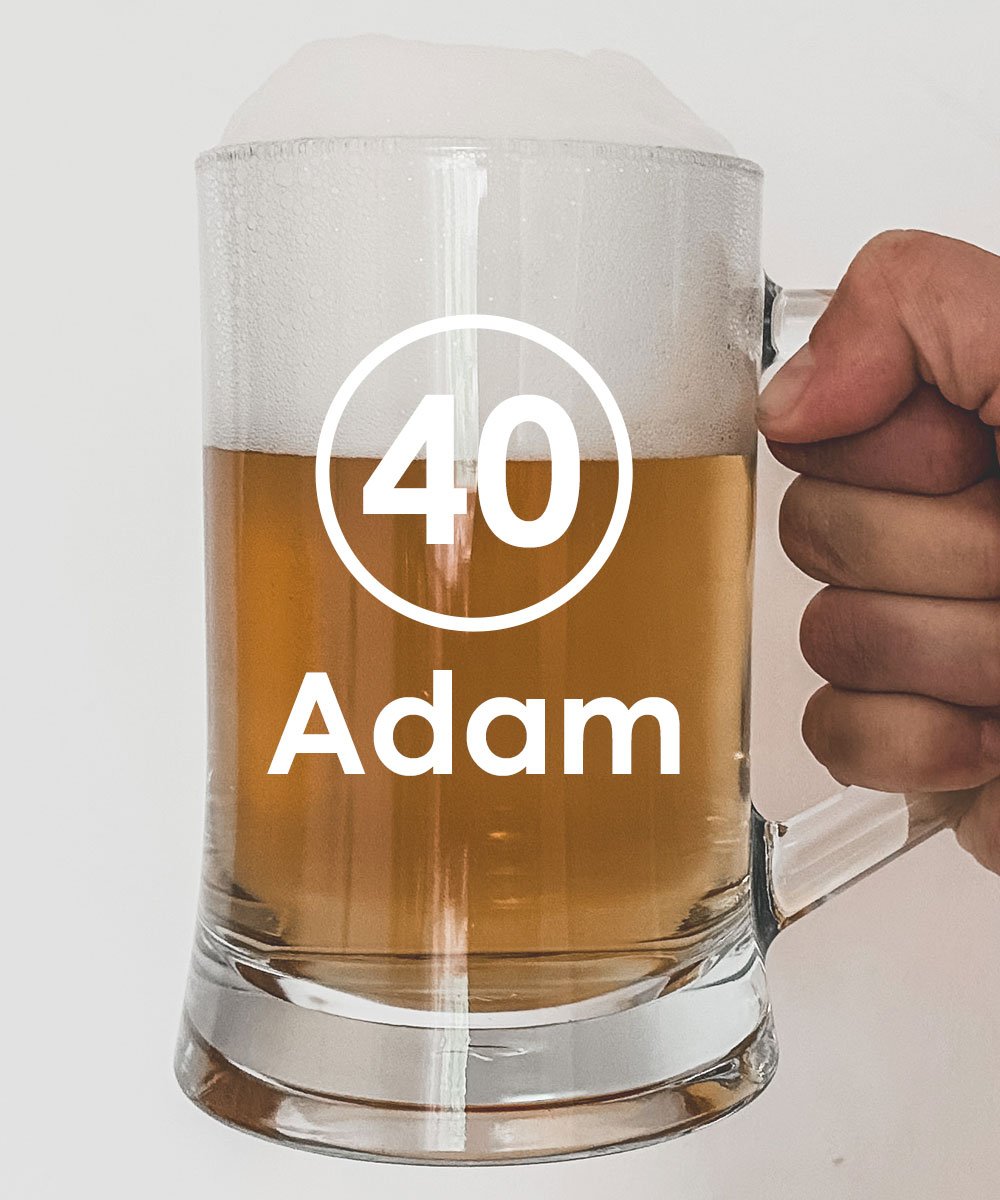 Kufel do piwa – prezent na 40 urodziny – ZNAK