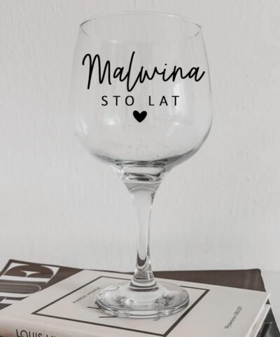 Personalizowany kieliszek na urodziny – STO LAT