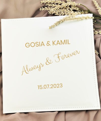 Personalizowany album na ślub – Always & Forever