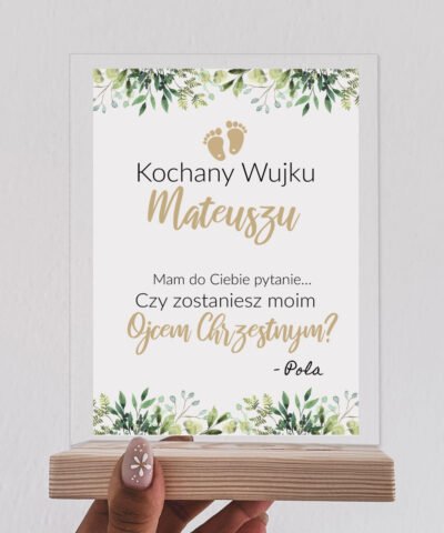 Pytanie do Ojca Chrzestnego – statuetka z personalizacją