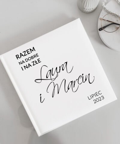 Ślubny album na zdjęcia – Prezent dla nowożeńców NA DOBRE