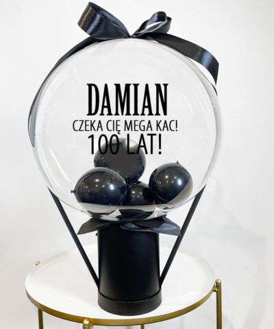Elegancki prezent na urodziny dla mężczyzny – Balon w pudełku z personalizacją