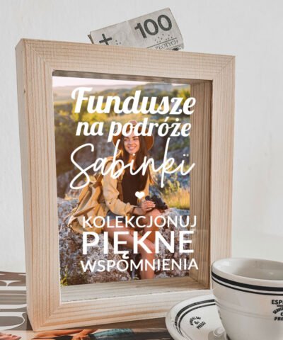 Skarbonka podróżnika na prezent – TRAVEL GIRL
