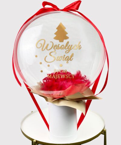 Elegancki prezent na święta dla szefa z personalizacją – Balon w pudełku