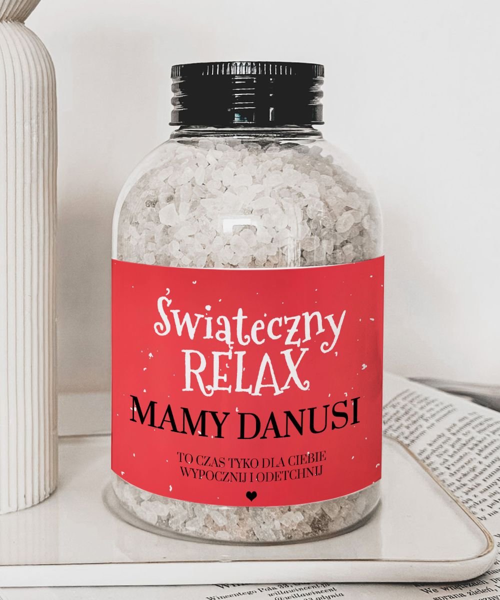 Zapachowa sól do kąpieli na prezent dla Mamy – Świąteczny Relax