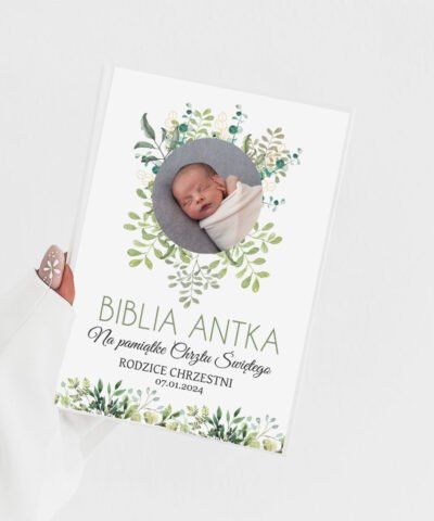 Biblia dla dziewczynki ze zdjęciem EUKALIPTUS