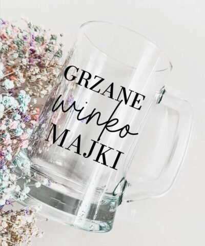 Personalizowany kufel dla Kobiety GRZANE WINKO na prezent