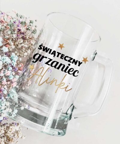 Personalizowany kufel na grzaniec – Prezent na święta