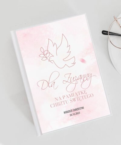 Biblia na chrzest dla dziewczynki – Gołąbek