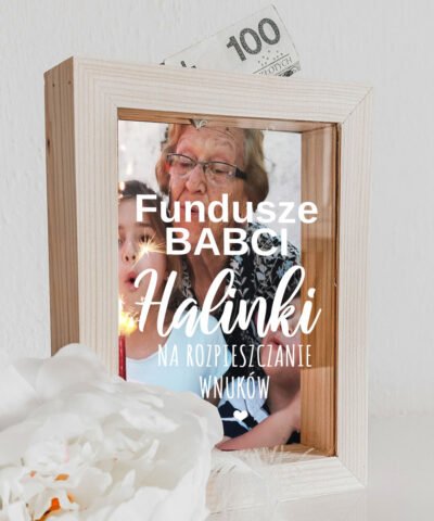Skarbonka na prezent dla Babci – FUNDUSZE